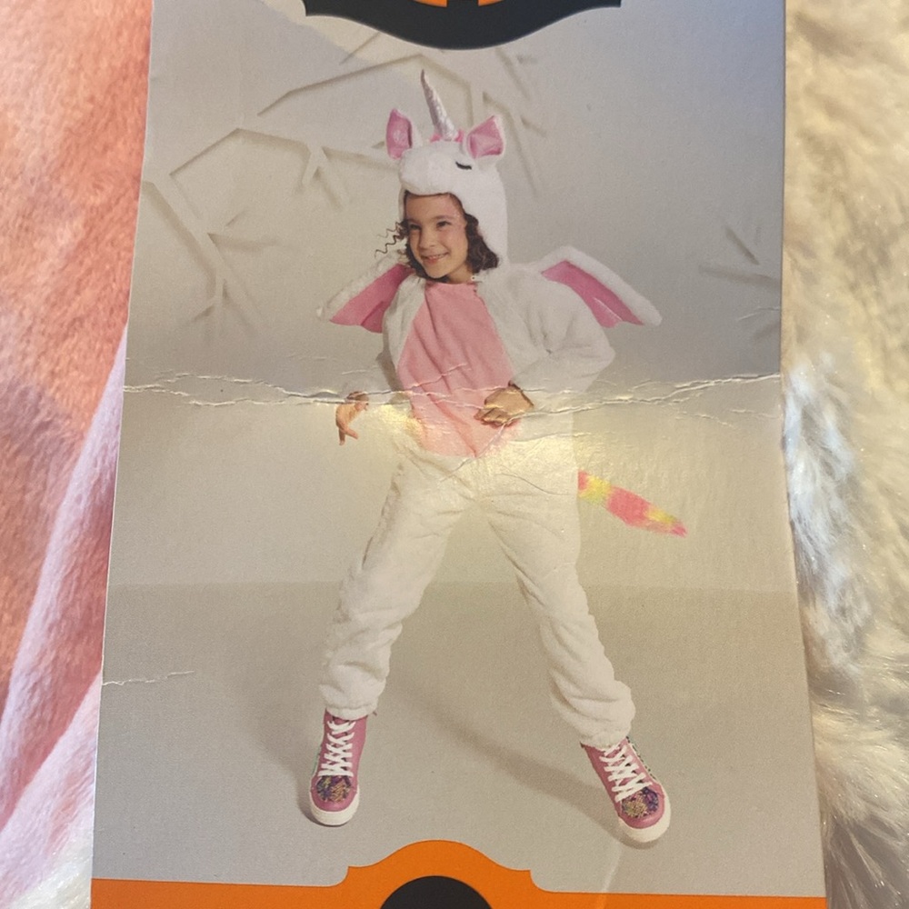 Magical Unicorn Costume for Kids - Pink and White
